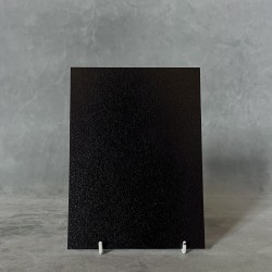 Plaque noire brillante