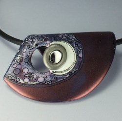Bijou lustre bleu foncé