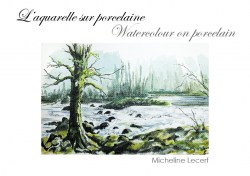 Aquarelle sur porcelaine