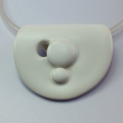 Collier drapé avec rond