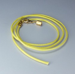 Cordon en coton jaune