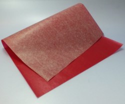 Papier calque rouge
